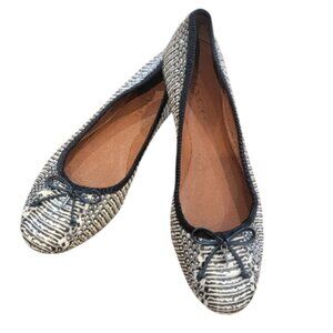Coach Lola Ballet Flats In Snakeskin, Slip On Loafer Shoes
